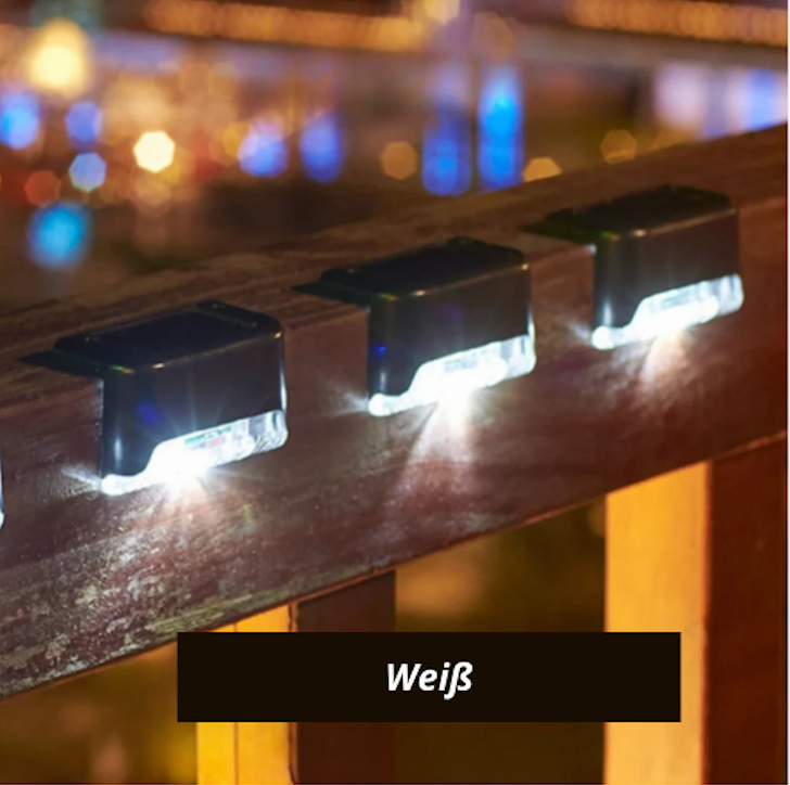 StepGlow™ I Solarbetriebene Gartenleuchten