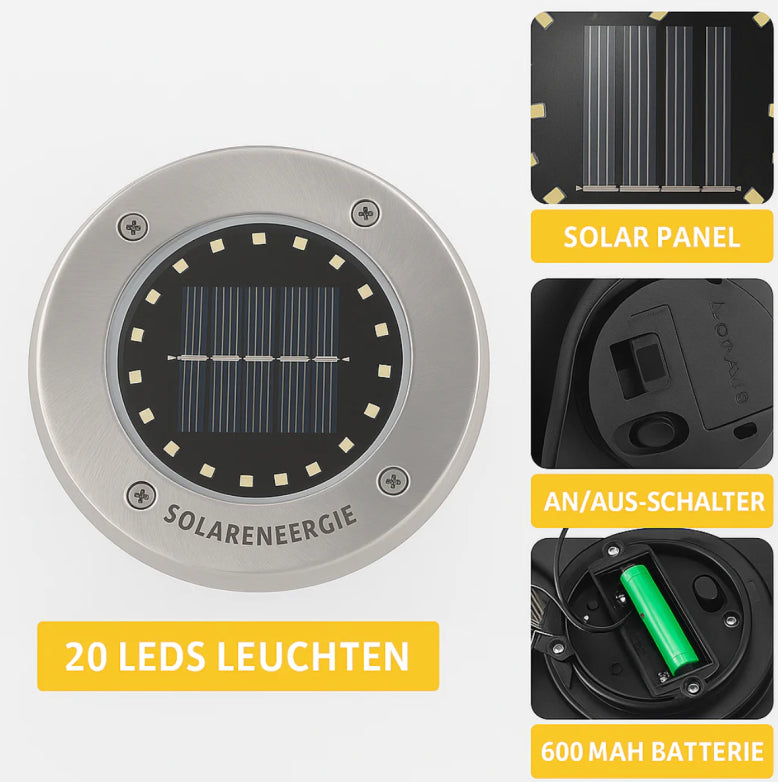 LumiStep™ I Nordische Garten-Lampe