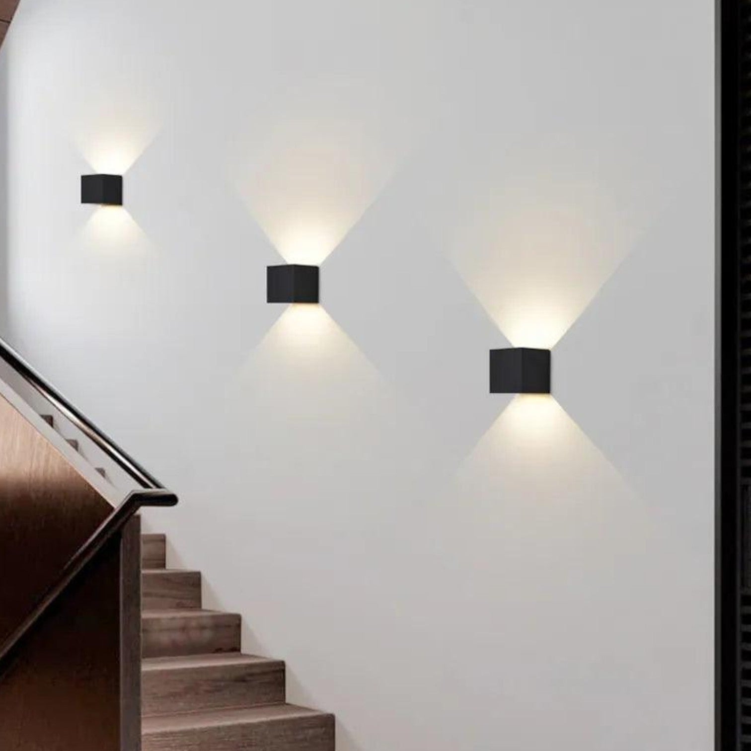 GlowCube™ | Wasserdichte Wandleuchte & Wiederaufladbar